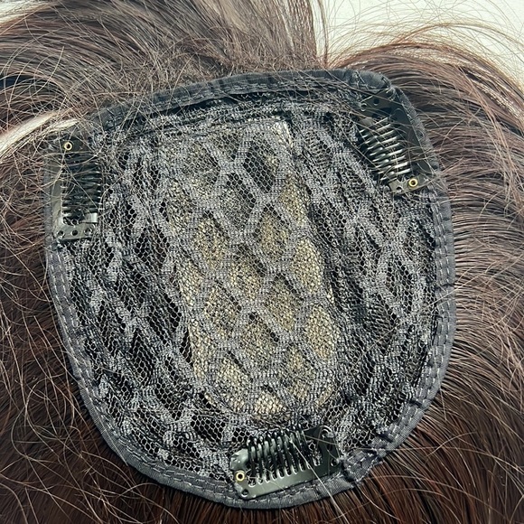 ⭐️15” Synthetic Hair Topper Wiglet Hair Enhancer with Bangs⭐️ - Picture 5 of 5